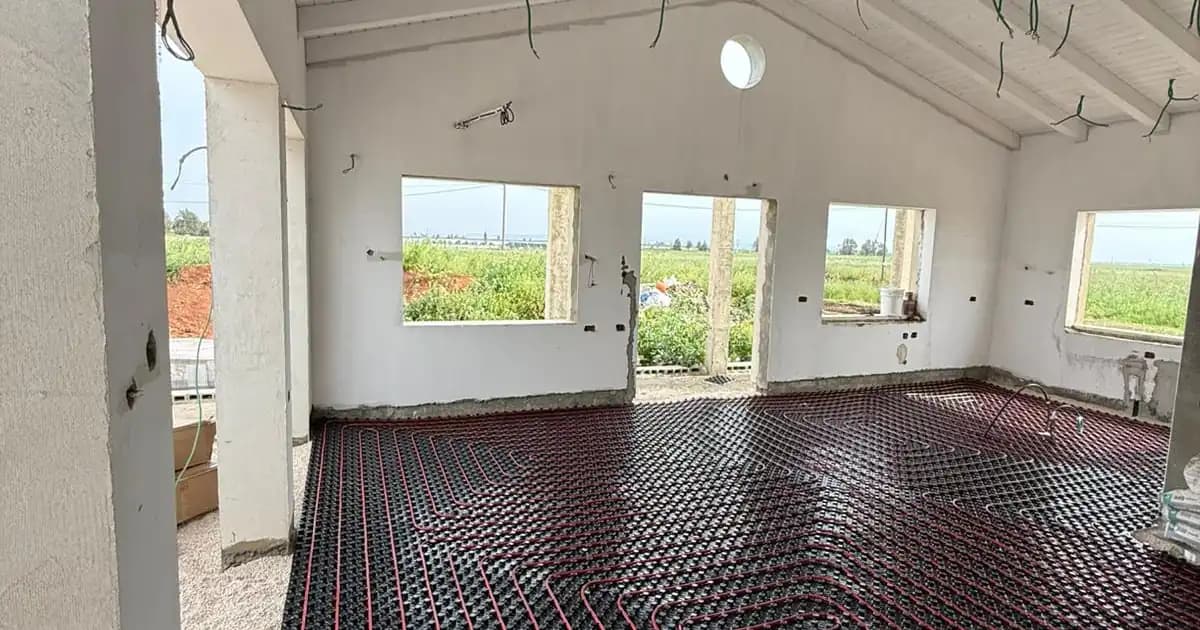 חימום תת רצפתי בבנייה חדשה — כל מה שצריך לדעת
